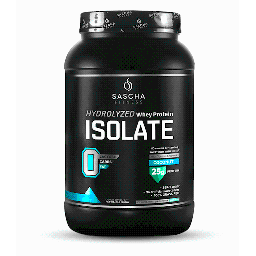 Proteína Isolate Sascha Fitness Coco Tarro x 957 gr