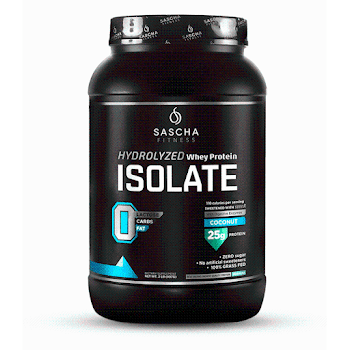 Proteína Isolate Sascha Fitness Coco Tarro x 957 gr  