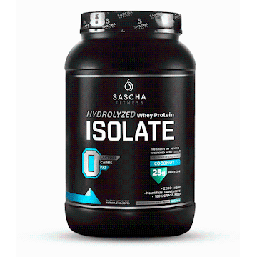 Proteína Isolate Sascha Fitness Coco Tarro x 957 gr  
