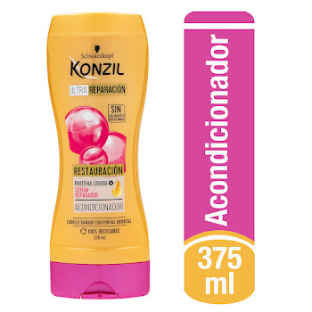Acondicionador Konzil Ultra Reparación Restauración x 375 ml  