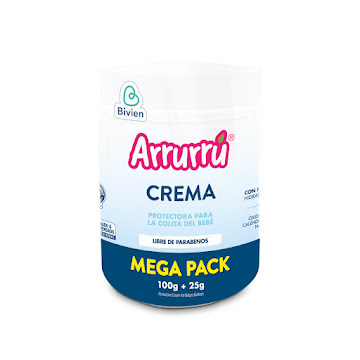 Crema Arrurrú Naturals Para La Colita x 100 gr + 25 gr  