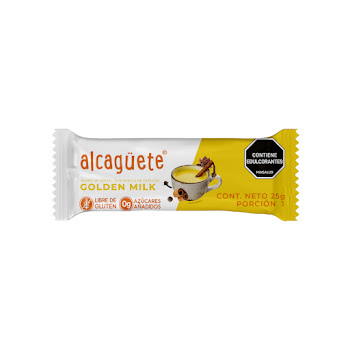 Barra Cereal Alcaguete   Golden Milk Fracción x 25 gr 