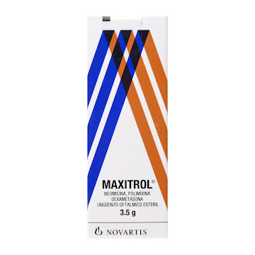 Maxitrol Neomicina + Polimixina + Dexametasona 3.5mg/6.600 UI/1.3mg Tubo x 3.5 gr  