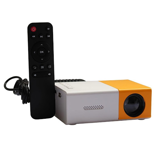 Proyector Reflector Video Beam Mini GENERICO Unidad x 1 Diseño simple, tamaño perfecto, ahorro de espacio, portátil y fácil de transportar. Mini proyector LED con altavoz incorporado y control remoto por infrarrojos fácil de usar.
