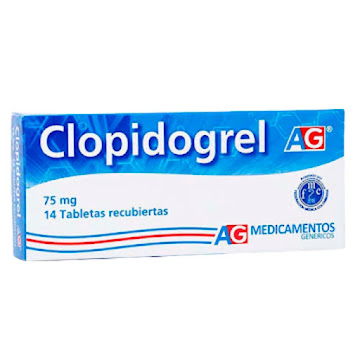 Clopidogrel AG 75 mg Caja x 14 Tabletas  