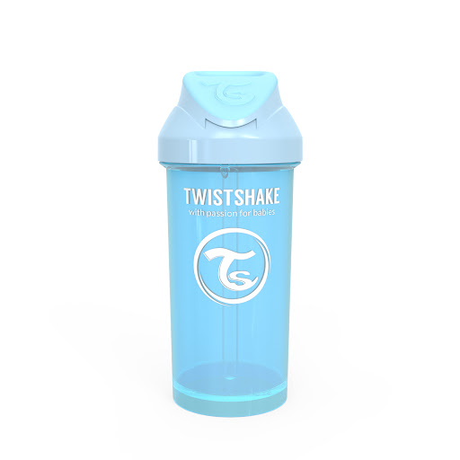 Vaso Pitillo Twistshake Pastel Azul x 360 ml