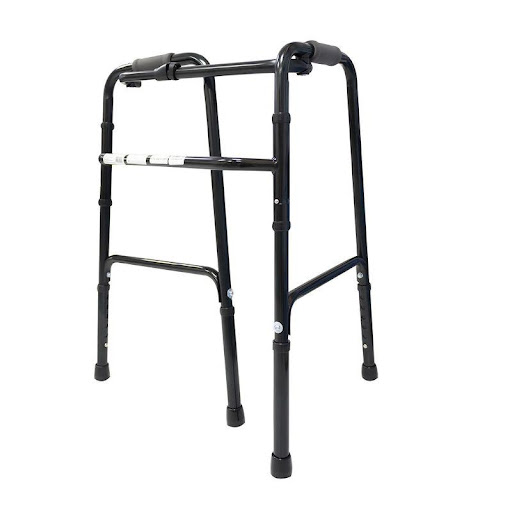 Caminador Plegable Dual Black Importada YUWELL Individual x 1 Caminador graduable en altura, plegable, en aluminio ultraliviano color black. Ayuda a desplazarse y moverse sin ayuda, brinda mayor seguridad.