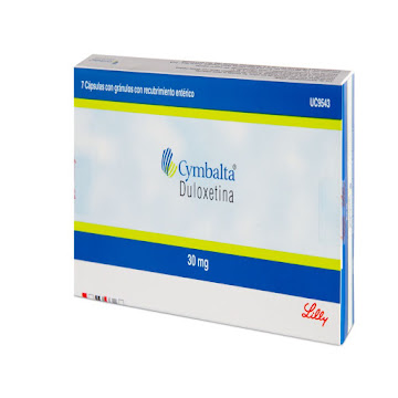 Cymbalta Duloxetina 30 mg Lilly Caja x 7 Cápsulas  