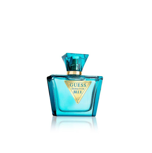 Perfume Mujer Guess Seductive Blue Eau de Toilette 75ML GUESS caja x 1 Una fragancia floral afrutada fresca y adictiva con notas de pera fresca, agua de rosas y pachulí.INSPIRACIÓN Un perfume atrevido, una tentación irresistible, un encanto de seducción... La confianza y