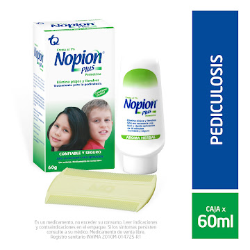 Nopion Plus Permetrina 1% Tecnoquímicas Frasco x 60 gr  
