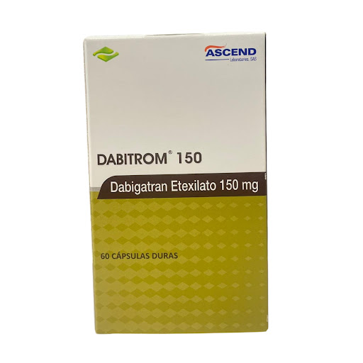 Dabitrom 150 Dabigatran Etexilato 150mg Ascend Caja x 60 Cápsulas