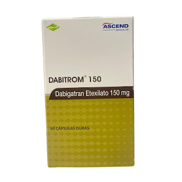 Dabitrom 150 Dabigatran Etexilato 150mg Ascend Caja x 60 Cápsulas  