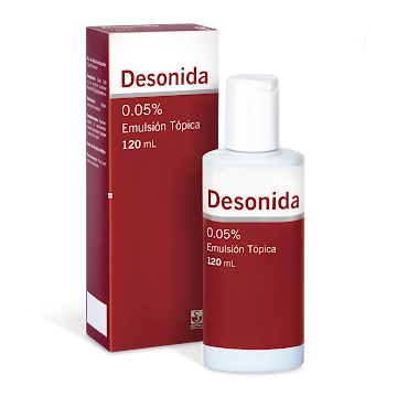 Desonida 0.05% Siegfried Emulsión Tópica Frasco x 120 ml  