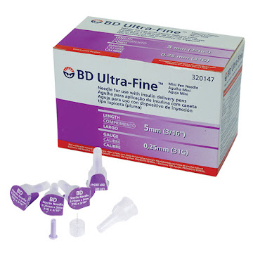 Aguja Mini BD Ultra Fine 31G Caja x 100 und  