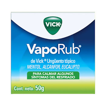 Vick Vaporub Alcanfor + Eucalipto Ungüento Frasco x 50 gr  