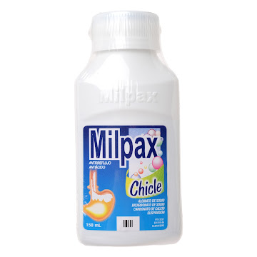 Milpax Children Chicle Bicarbonato de Sodio + Alginato Farmacol Frasco x 150 ml  