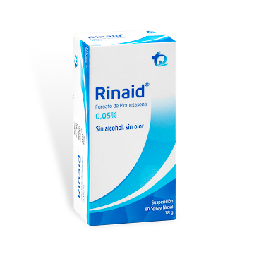 Rinaid Furoato de Mometasona 0.05% Tecnoquímicas Frasco x 18 gr  
