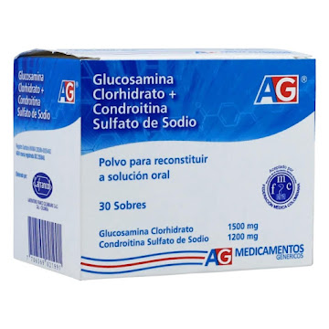 Glucosamina + Condroitina AG En Polvo Caja x 30 Sobres  