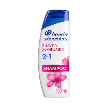 Shampoo 2 En 1 Head & Shoulders Suave Y Manejable x 180 ml  