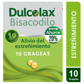 Oft Dulcolax   Bisacodilo 5mg Sanofi Caja X 10 Grageas Pague 8 Lleve 10 