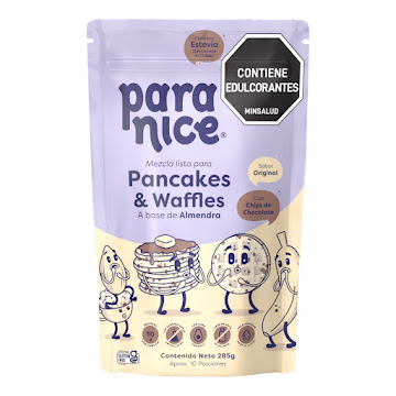 Mezcla Paranice Para Pancakes Y Waffles A Base De Almendra Con Chips De Chocolate x 285 gr  
