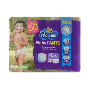 Pañal Pequeñín Etapa 4 Baby Pants Talla XG x 50 und undefined