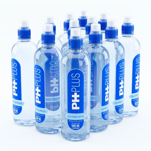 Agua Alcalina pH 9.0 500 ml SPORT PH PLUS PET x 12 PH PLUS 500ml Sport contrarresta la acidez que genera cada entrenamiento en tu cuerpo. Con pH 9, pureza del 99% y tapa sport diseñada para el movimiento. Más de 1.800 familias colombianas lo saben des
