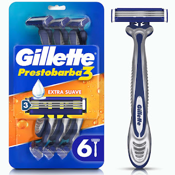 Cuchilla de Afeitar Gillette Prestobarba 3 Blíster x 6 und  
