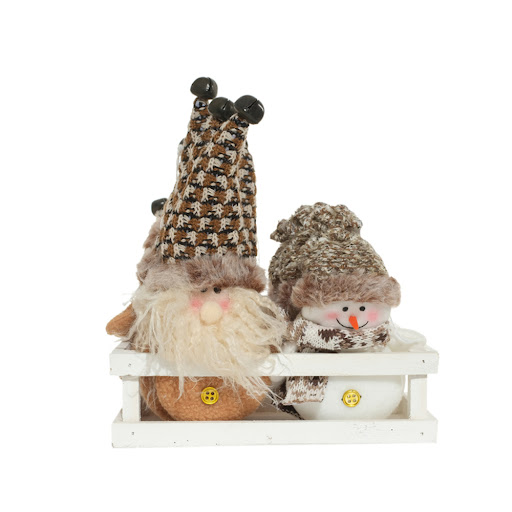 Adorno Navideño Mays Muñeco De Nieve Tradicional x 1 und