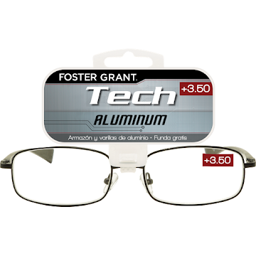 Gafas de Lectura Foster Grant Ac Alum Negro +3.50 x 1 und  