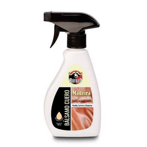 Bálsamo Búfalo para cuero pistola x 350 cm³ BÚFALO Frasco con Pistola spray x 1 Und 