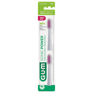 Repuesto para Cepillo GUM Sunstar Deep Clean Sonic x 2Unidades  