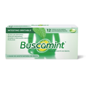 Buscamint Aceite De Menta 0.2 ml Sanofi Caja x 12 Cápsulas  