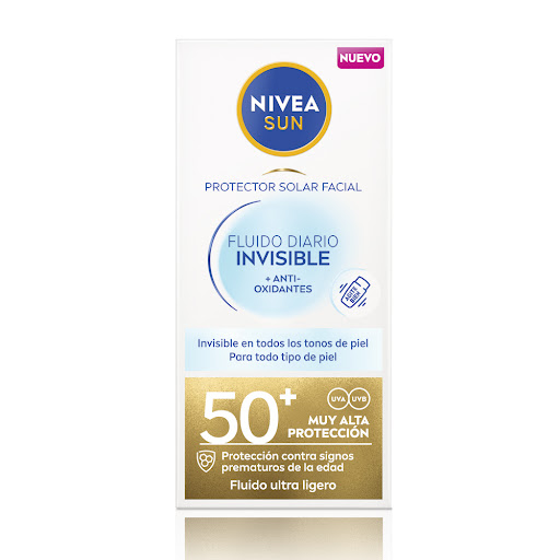 Protector Solar Facial   Nivea Invisible Fps50 x 40 ml