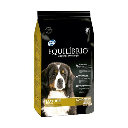 EQUILIBRIO C MATURE 15 KG EQUILIBRIO  x 1 Es un alimento especialmente formulado para perros mayores de 7 años de todas las razas grandes.