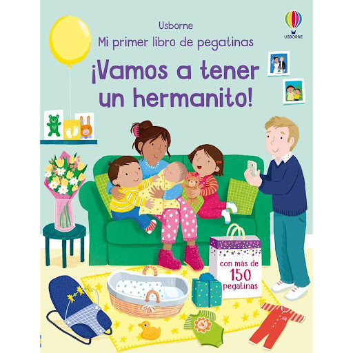 Vamos A Tener Un Hermanito! Mi Libro De Pegatinas Usborne Libro x 1.0 Vamos A Tener Un Hermanito! -Pegatinas- (24)   Un libro de pegatinas sobre la experiencia de traer un nuevo bebe a la familia en todas sus etapas. Más de 180 pegatinas para que los niños puedan ayudar