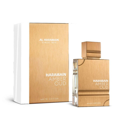 AL HARAMAIN AMBER OUD WHITE EDITION 60 ML AL HARAMAIN AL HARAMAIN AMBER OUD WHITE EDITION 60 ML x 60 ML fragancia de la familia olfativa Chipre Floral para Hombres y Mujeres. Esta fragrancia es nueva. Amber Oud White Edition se lanzó en 2022. Las Notas de Salida son bergamota y naranja; las Notas de Cor