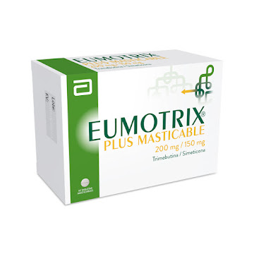 Eumotrix Plus Trimebutina + Simeticona 200mg/150 mg Abbott Caja x 30 Tabletas  
