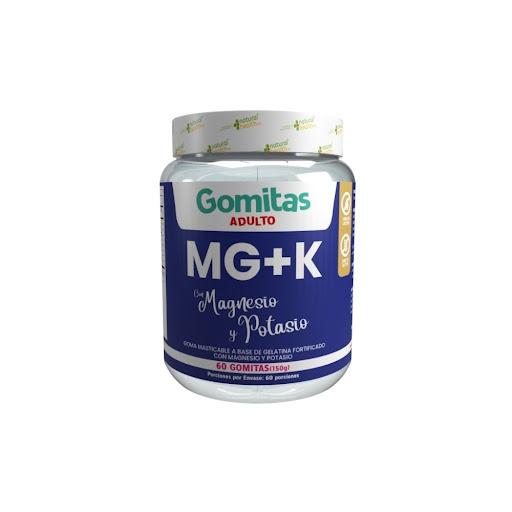 Gomitas Magnesio + Potasio – Energía y Bienestar Muscular NATURAL HEALTH GOMAS x 1 Suplemento en gomitas que ayuda a apoyar la función muscular, mantener el equilibrio electrolítico y contribuir a la energía y bienestar diario. Práctico y fácil de consumir.