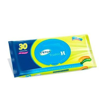 Toallas Húmedas Sin Alcohol Tena H x 30 und  