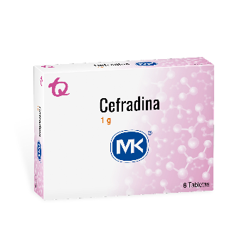 Cefradina MK 1g Caja x 6 Tabletas  