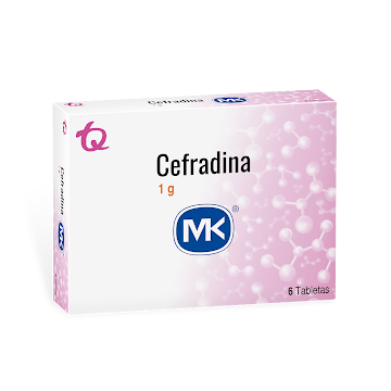 Cefradina MK 1g Caja x 6 Tabletas  