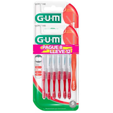 Cepillo Interdental Gum Sunstar 0.8mm x 12 und  