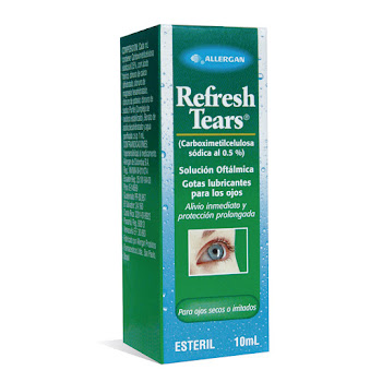 Refresh Tears Carboximetilcelulosa 0.5% Lágrimas Artificiales Abbvie Frasco x 10 ml  
