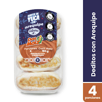 Deditos de Yuca Don Maiz   con Queso y Arequipe x 4 und  