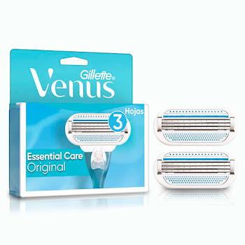 Repuesto Cuchilla de Afeitar Gillette Venus Original con Aloe Caja x 2 und  