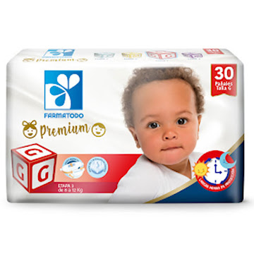 Pañal Farmatodo Premium Etapa 3 Talla G x 30 und  