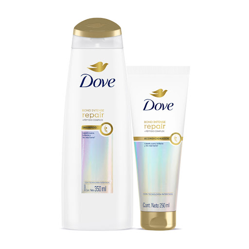 Combo Dove Bond Intense Repair Shampoo x 350 ml + Acondicionador x 250 ml