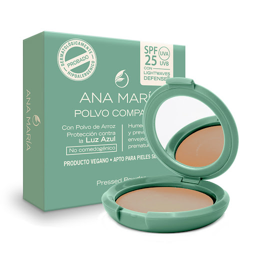 Polvo Compacto Ana María Spf 25 Arena x 15 gr