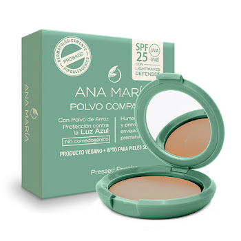 Polvo Compacto Ana María Spf 25 Arena x 15 gr  